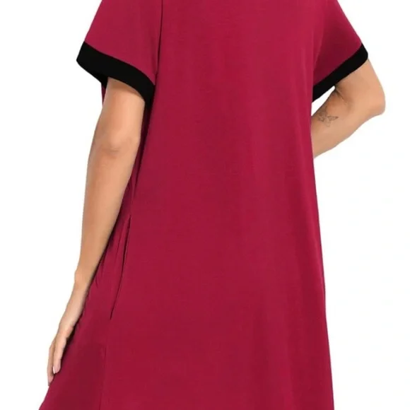 NEW Short Sleeve Robe - zipper front - Picture 2 of 5